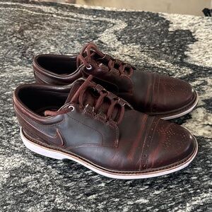 Nike Dark Brown Leather Oxfords
